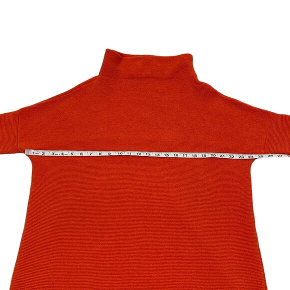 Free People Ottoman Slouchy Orange Oversized Tunic Size S - Picture 6 of 7